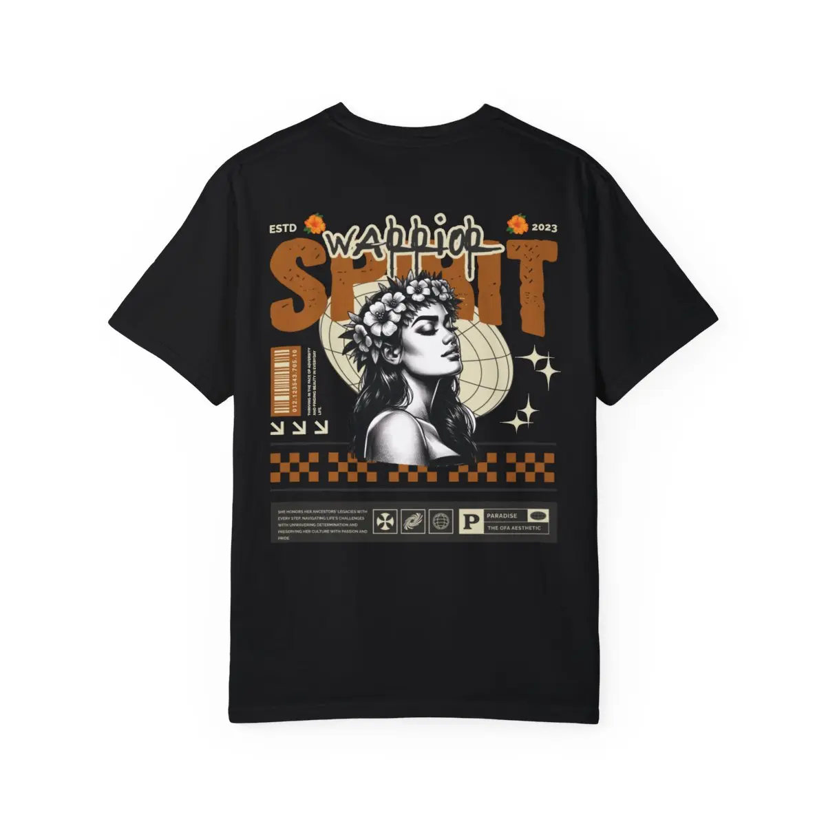 Warrior Spirit Graphic Tee, Unisex Polynesian Culture Aloha Shirt, Oceanic Hula Queen/Girl Paradise Tshirt,  Tongan Nautical Islander Top