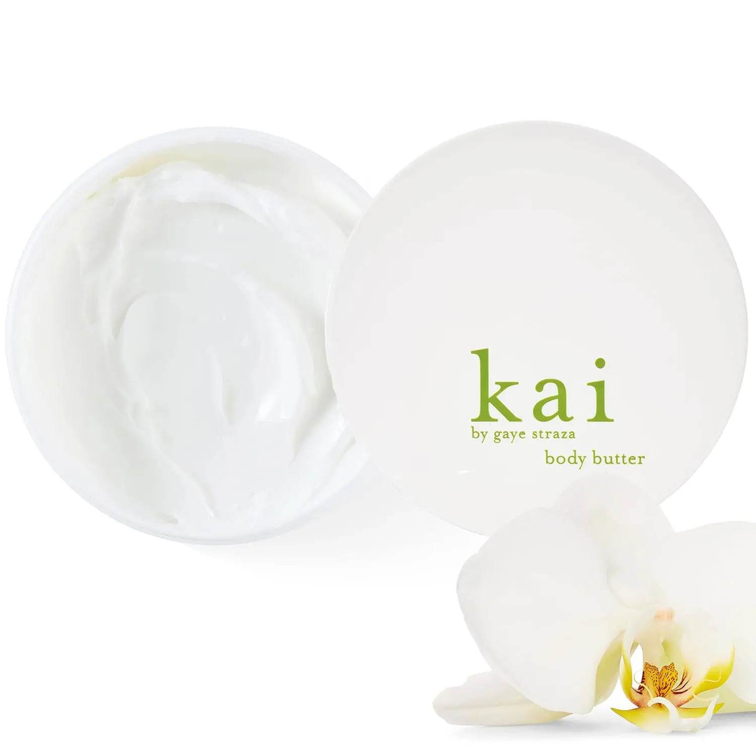kai body butter – a beautifully whipped soufflé body cream scented with fresh & light gardenia wrapped in white exotics, 6.4 oz | soft, glowing skin, vegan, clean. inspired by memories of Hawaii