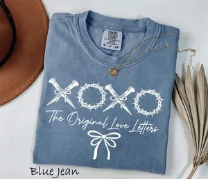 Comfort Colors XOXO the Original Love Letters T-Shirt, Christian Quote Tee, Christian Valentines T-Shirt, Gift For Her, For Woman