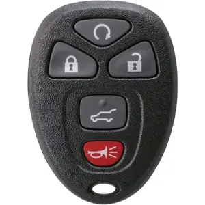 Replacement for New Keyless Entry 5 Button Remote Start Car Key Fob for Select Cadillac Chevrolet Buick GMC & Saturn