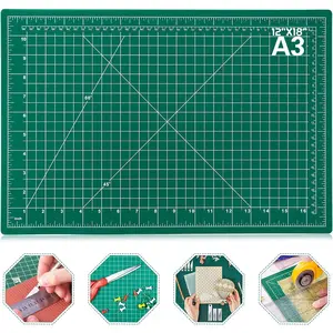 anezus Self Healing Sewing Mat, 12inch x 18inch Rotary Cutting Mat Double Sided 5-Ply Craft Cutting Board for Sewing Crafts Hobby Fabric Precision Scrapbooking Project