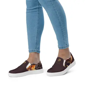 Chaitanya Abara Wildfire Garden Women’s Slip-On Canvas Shoes