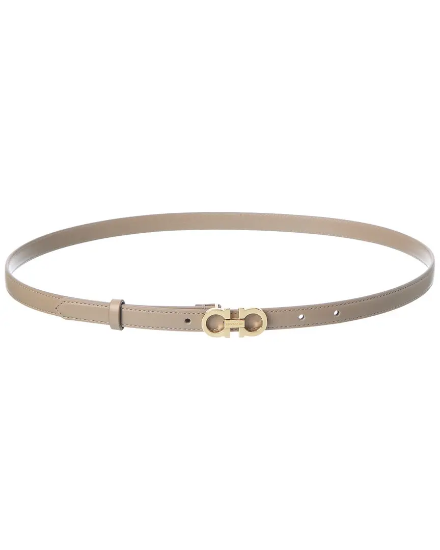 Ferragamo Gancini Leather Belt
