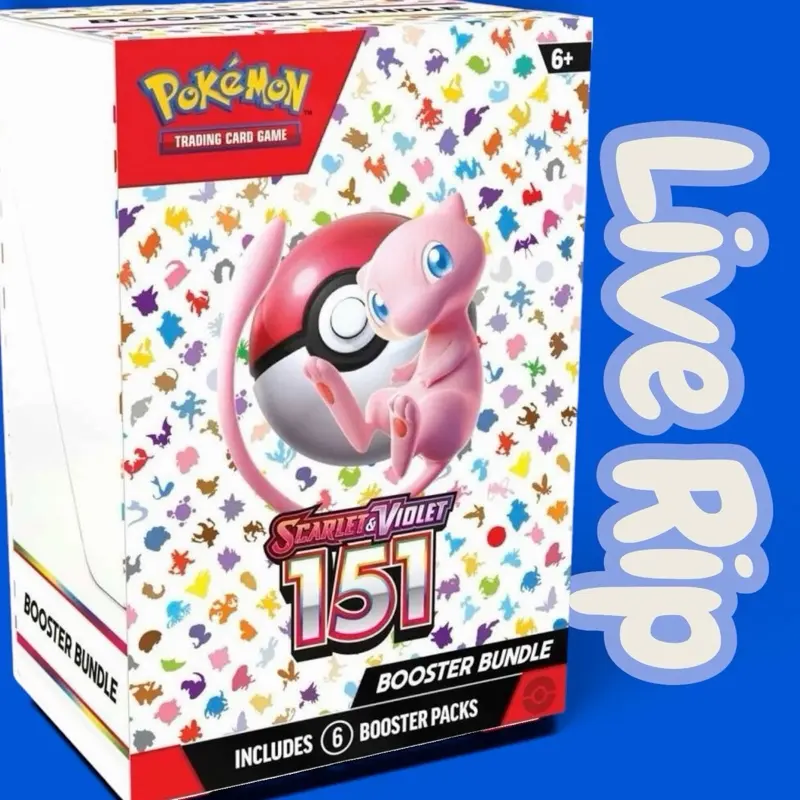 Pokémon TCG: Scarlet & Violet—151 Booster Bundle LIVE RIP