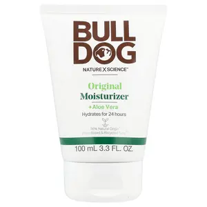 Bulldog Skincare For Men Original Moisturizer + Aloe Vera, 3.3 fl oz (100 ml)