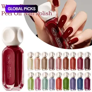 10ml Quick Dry Water-Based Peel Off Nail Polish, 41 Colors, Peelable, No-Bake, Quick-Dry, Easy to Remove, Fragrance-Free, Hypoallergenic, Alcohol-Free, Liquid Polish, Nail Polish for DIY Manicure at Home or Salon, No Need UV Lamp #GLOBAL PICKS