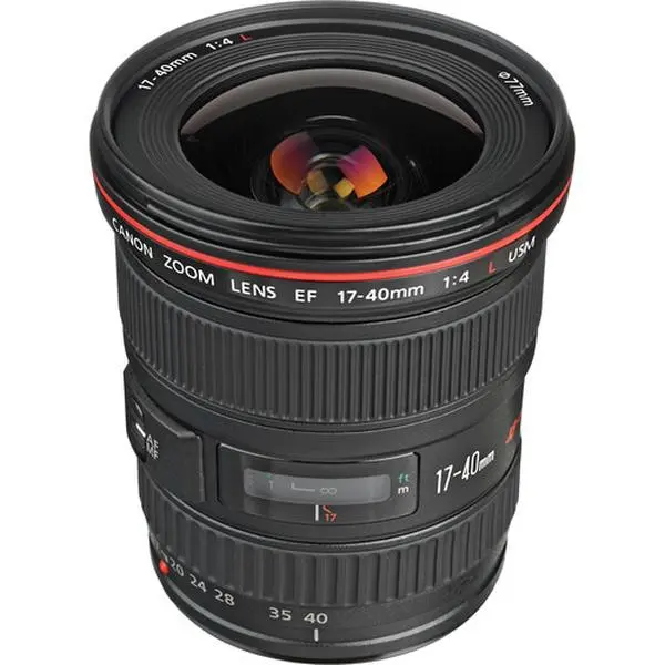 Canon EF 17-40mm f/4L USM Durable Ultra-Wide Camera Lens - EF Mount, f/4 Max Aperture, USM Focus for Digital Cameras
