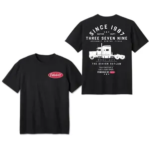 Peterbilt T-Shirt, Vintage 379 Outlaw Truck Graphic Design, Since 1987 Retro Style Print, Soft Cotton Unisex Tee, Perfect Gift for Truck Drivers