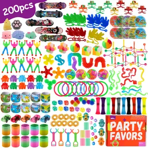 200PCS Fun Novelty & Toys Assortment| Party Favor,Giveaways,Prizes,Rewards For Parties,Classrooms,Carnivals,Egg Hunt,Candy Alternatives Christmas Gifts