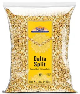 Rani Daliya Split (Roasted Split Chickpeas Dalia) 400g (14oz) ~ All Natural | Vegan | Kosher | Indian Origin