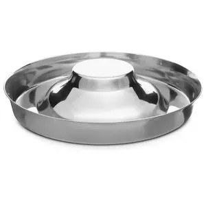 Jeffers Stainless Steel Flying Saucer Puppy Food & Water Bowl