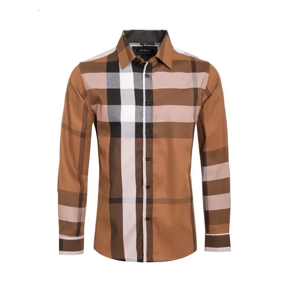 Long Sleeve Checkers black coffe