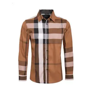 Long Sleeve Checkers black coffe