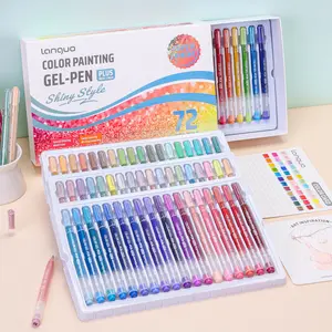 16/24/36/54/72 Color Glitter Gel Pen , Super Flash effec Gel Pens,Vivid Color Variety Sparkle Gel Pens for Coloring Books Drawing Doodling, 1.0mm Colored Gel Pens DIY Birthday Cards