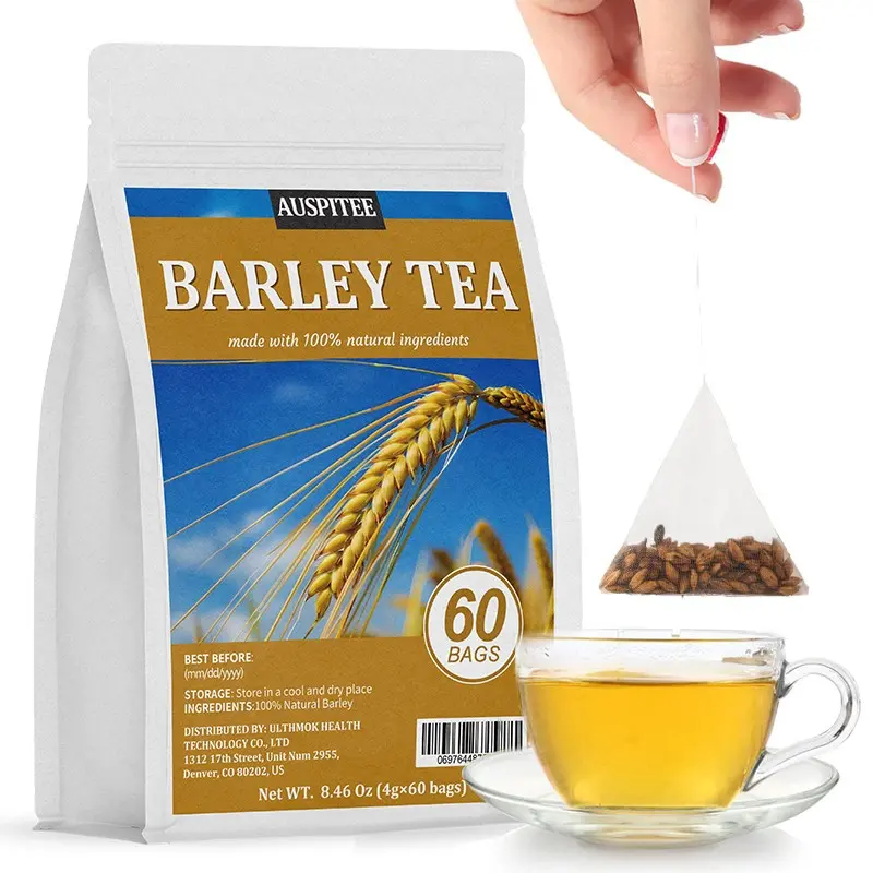 Barley Tea 4g*60 Count Natural Roasted Barley Grain Mild Baking Type Damai Cha Digestion Support Rich in Nutrition