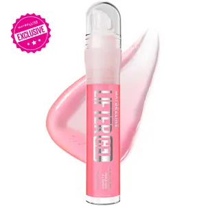 Lifter Gel Lip Gloss, Oil-in-Gel, 24H Hydration, Hyaluronic Acid, Reflective Shine, Maybelline New York