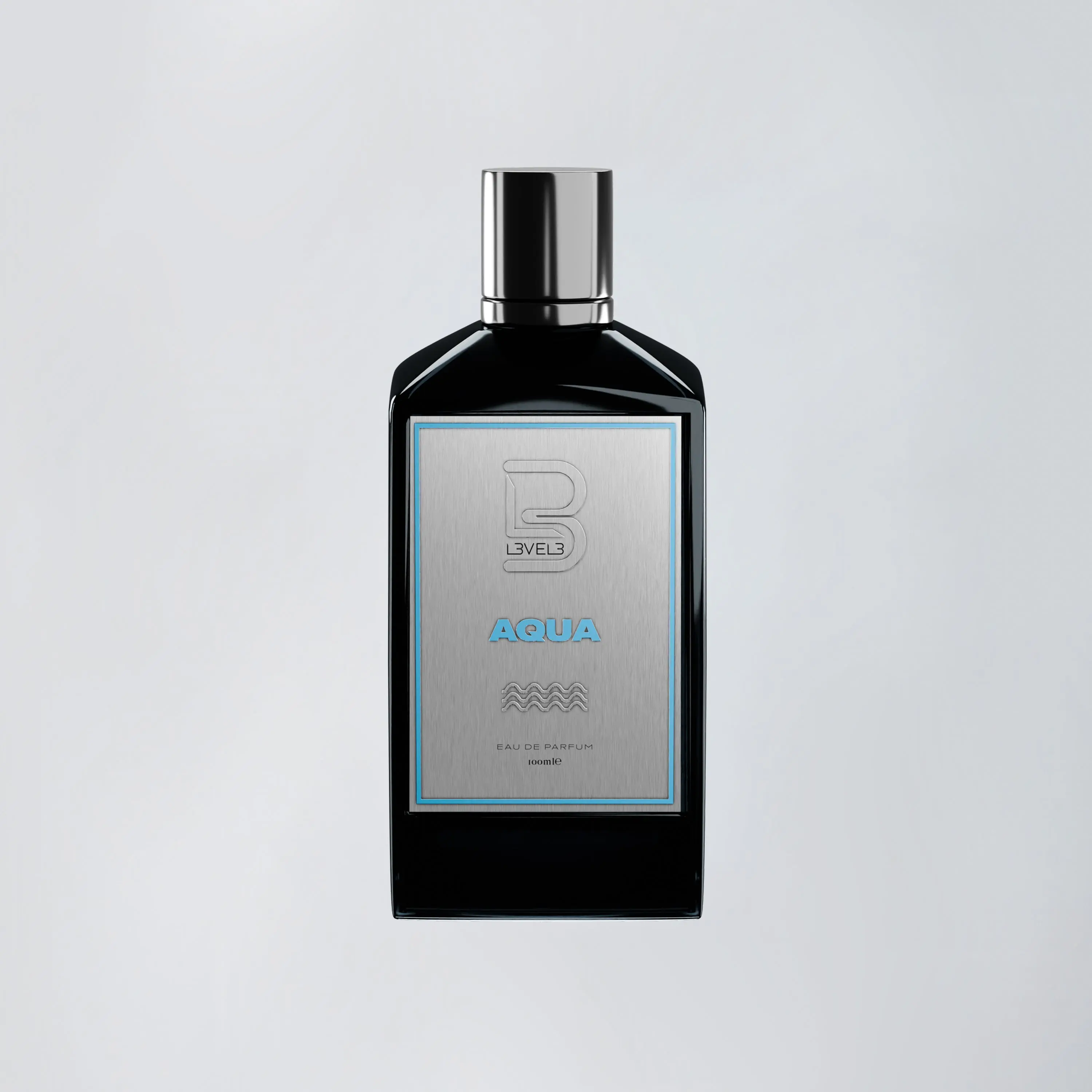 L3VEL3 Aqua Eau de Parfum Cologne - Fresh Clean Scent with Bright Lemon Zest & Cool Bergamot for Everyday Wear