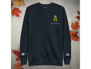Black Is Traditional | Soft-Wash Sweatshirt | Embroidered | Two Coralines