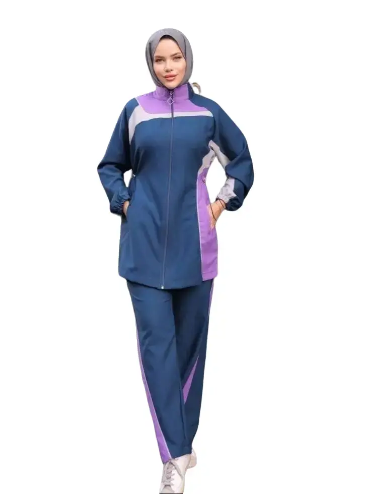 Women's Islamic Modest Athletic Set, Premium Turkish Sporty Clothing Set, Casual All-Seasons High-Quality Activewear