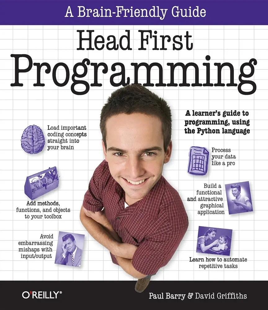 USED Book - Head First Programming: A Learner's Guide to Programming Using the Python Language by Griffiths, David (Paperback) - english