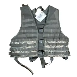 Tiger Stripe MOLLE Tactical Vest - Military Fighting Load Carrier