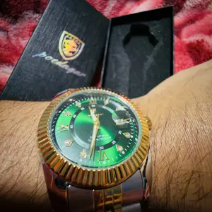 Men's Round Dial Quartz Watch, Business Fashion Watches for Party, Daily Clothing Decor, Trendy All-match & Exquisite Watch for Birthday Gift with Box