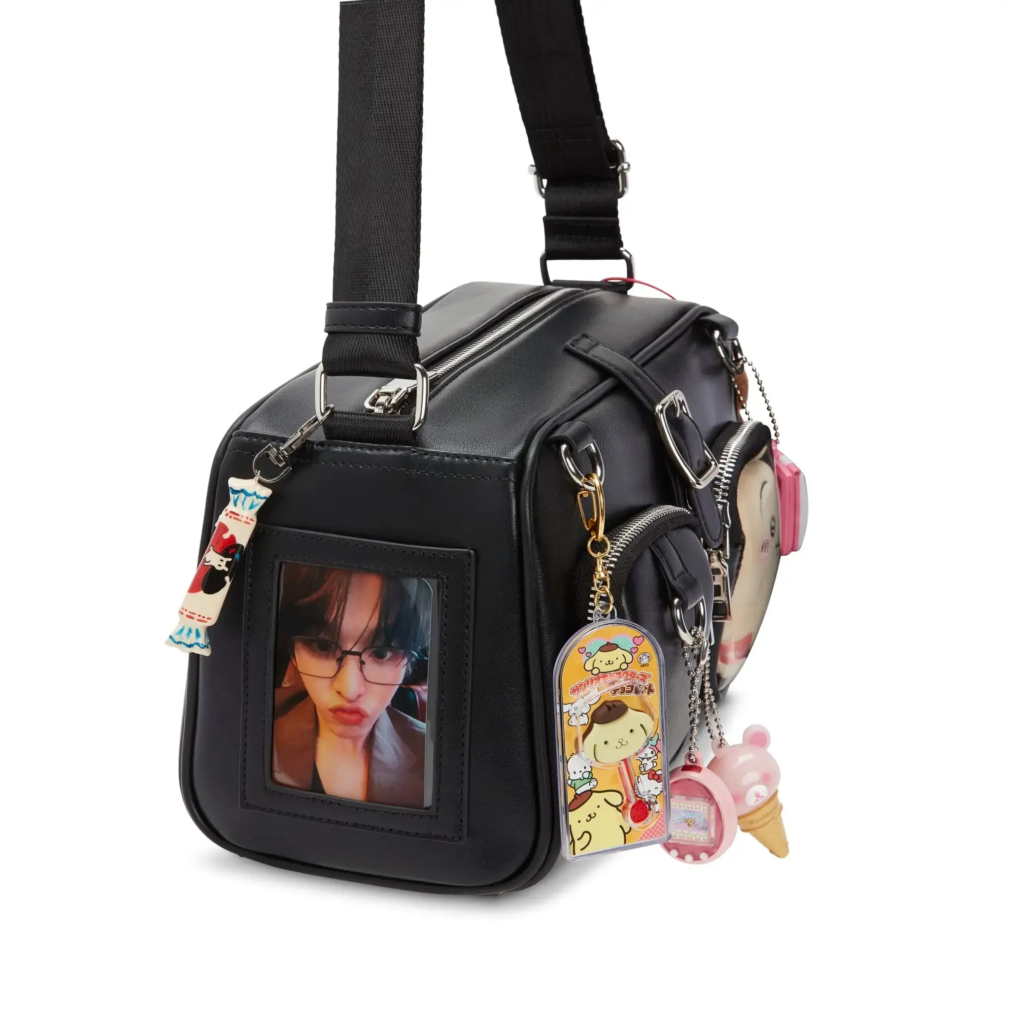 Lame-O Trinket Bag | Midnight Black