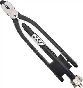 Gunpla 9" Safety Wire Twisting Plier – Automatic Spring Return, Heavy Duty Jaws for Fast & Uniform Wire Twisting