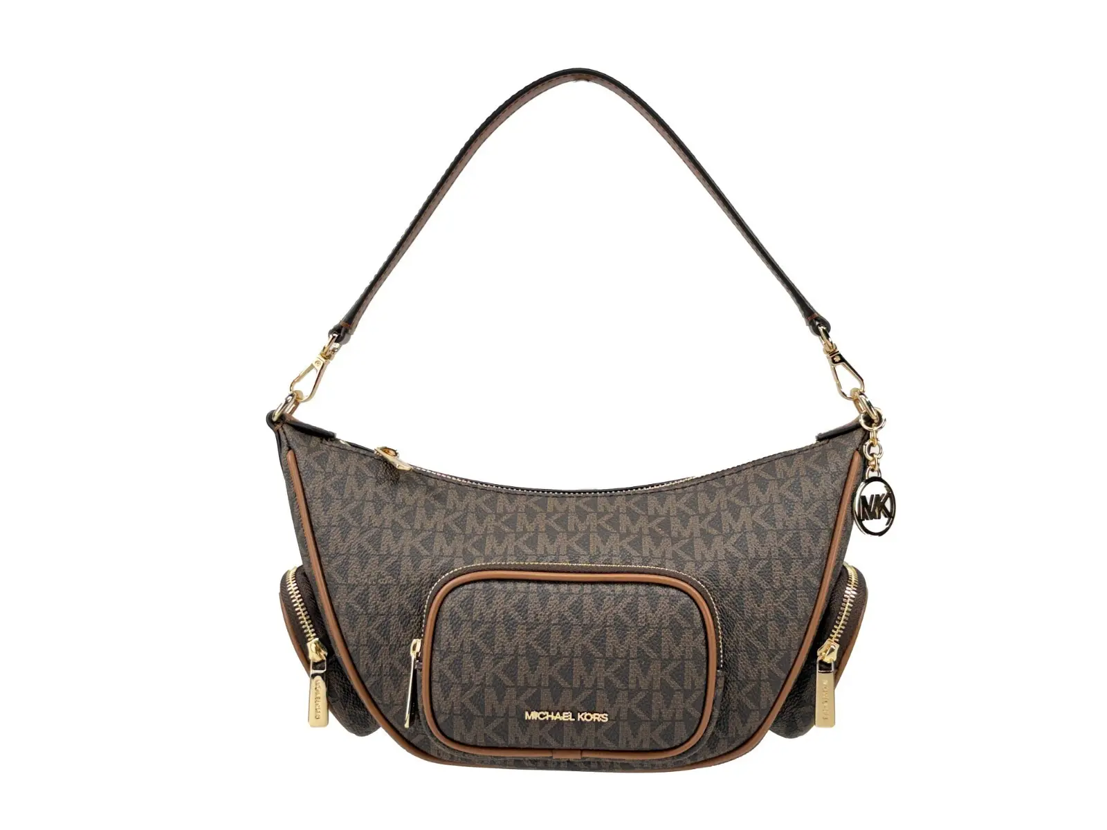 Pre-owned MICHAEL KORS Leather, Pvc Crossbody bags Merritt Small Convertible Crossbody Women's Bag