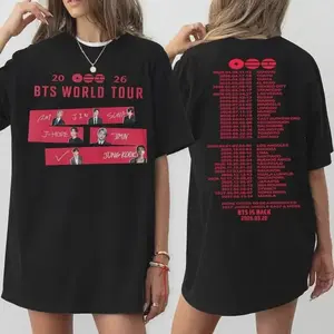 Limited Bangtan Concert 2026 Shirt For Army, Bangtan World Tour 2026 Sweatshirt, Bangtan Comeback Sweater, Rm Jin Jungkook Suga Jimin V Gifts Shirt Gift For Fan