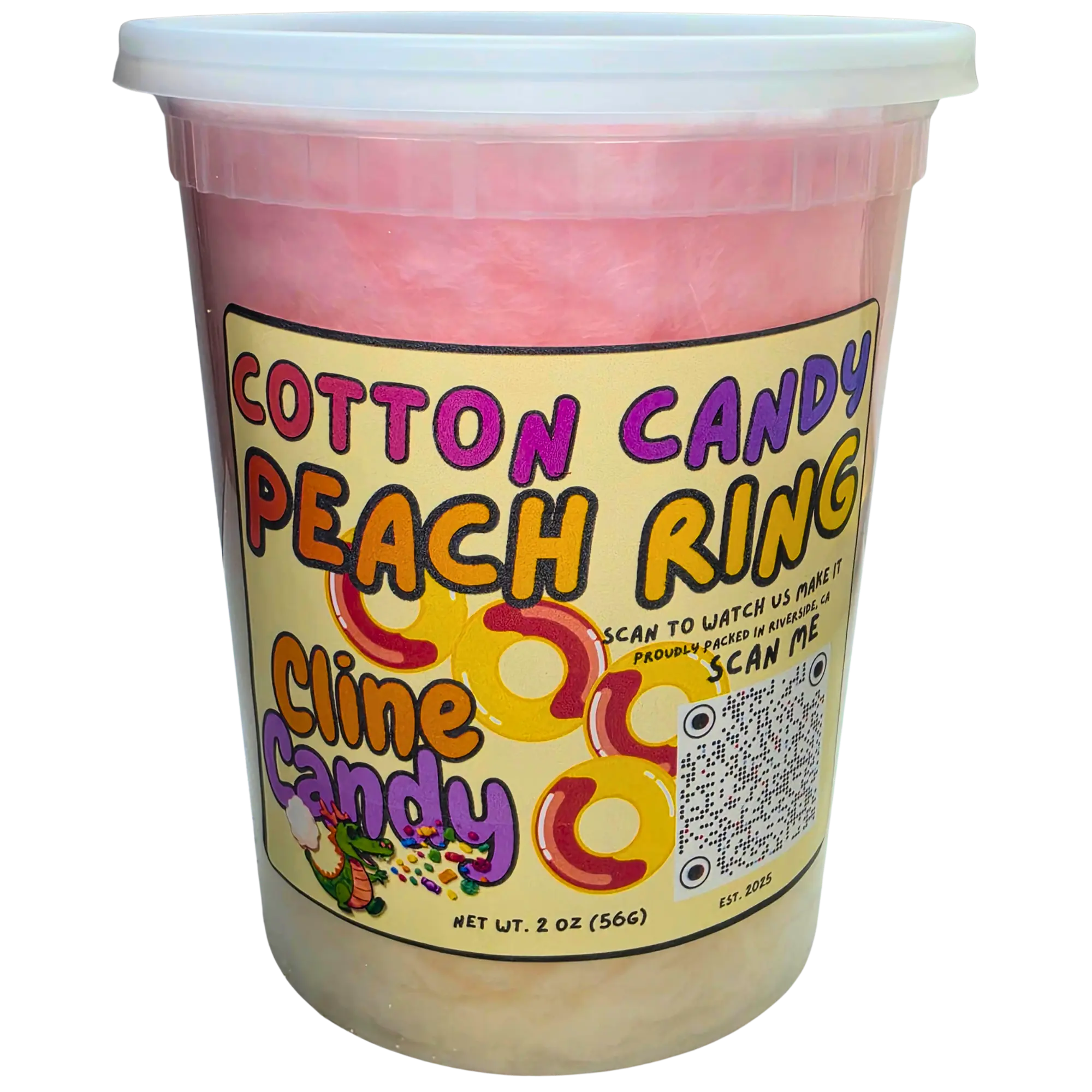 Handmade Large Cotton Candy Containers - 3 or 5 Cup Bundle, 20+ Flavor Options (Including Blue Raspberry, Watermelon) - Artificial, Dairy-Free, Cholesterol-Free Natural Sweet Snack Candies, Made in Riverside CA, For All Ages