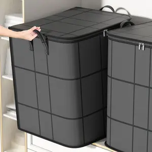 Large Capacity Foldable Storage Bags for Clothes and Quilts - Durable, Dustproof, Collapsible Storage Organizer, Perfect for Home or Dorm Use, Moving, and Seasonal Storage, Decorative Storage, Clothes Organizer Storage