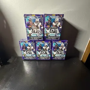 11# 5 blaster box’s of 2025 Panini Donruss Optic NFL Football