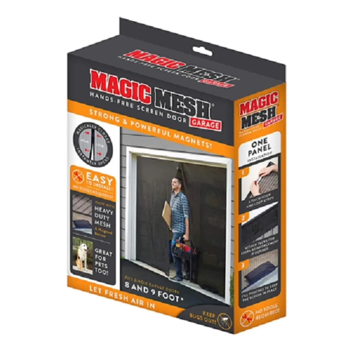 Allstar 105604 8 x 9 ft. Magic Mesh Garage Door