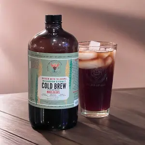 Cold Brew Mushroom Concentrate Coffee Beverage Organic