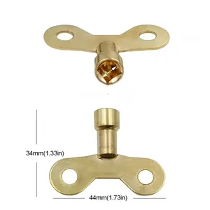 1pc Faucet Switch Key Handle with Lock - Durable Iron Construction, Easy-Grip Design for Secure Water Flow Control, Quick Opening, and Standard US Plumbing