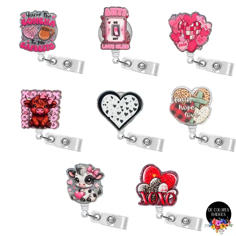 You’re the concha to my cafecito badge, anti love club badge, hearts badge reel, heifer badge reel, love cow badge, black and white heart badge, faith hope and love badge, cute cow badge, xoxo badge