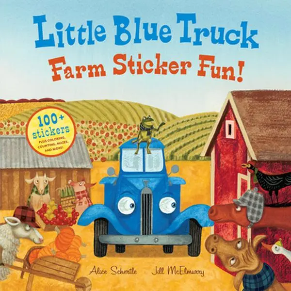 Bestselling Little Blue Truck Farm Sticker Fun - Alice Schertle, Paperback for Costumes & Celebrations