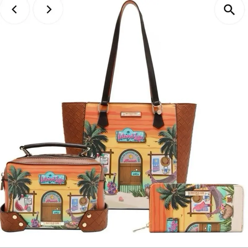 Queen Cleopatra 3-Piece Set – Backpack, Crossbody & Wallet | Fashion Set