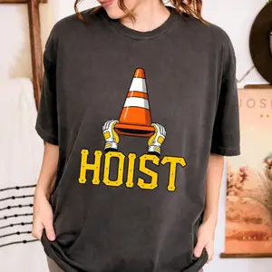HOIST The Traffic Cone T-shirt, Funny Baseball Tee, Pirates Base ball Meme Shirt, HOIST Meme Traffic Cone Shirt