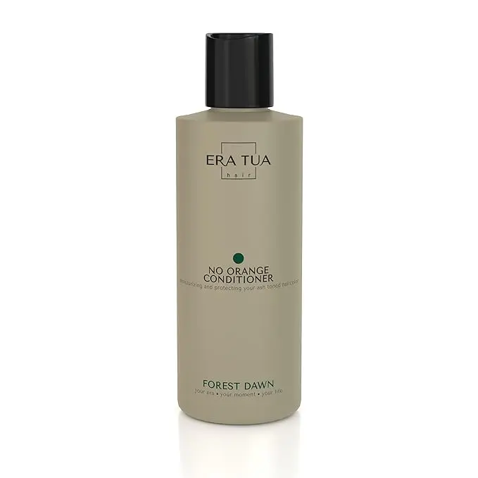 Forest Dawn Toning No-Orange Hair Conditioner | Dutch Made Blue Pigment Neutralizer for Orange & Copper Hair Tones | Paraben Free| Scent Mandarin, Bergamot, Pink Rose & Vanilla Scent