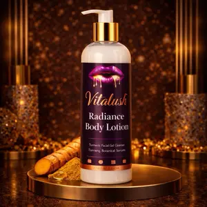Vitalush Radiance Body Lotion with Turmeric Botanical Serum for Radiant Skin Care