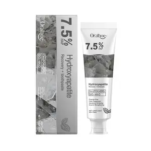 ORALHOE Hydroxyapatite Toothpaste, 7.5% Hydroxyapatite Toothpaste for Advanced Enamel Protection and Tooth Strengthening,Nano Hydroxyapatite Toothpaste,Fluoride-Free Toothpaste for Sensitive Teeth