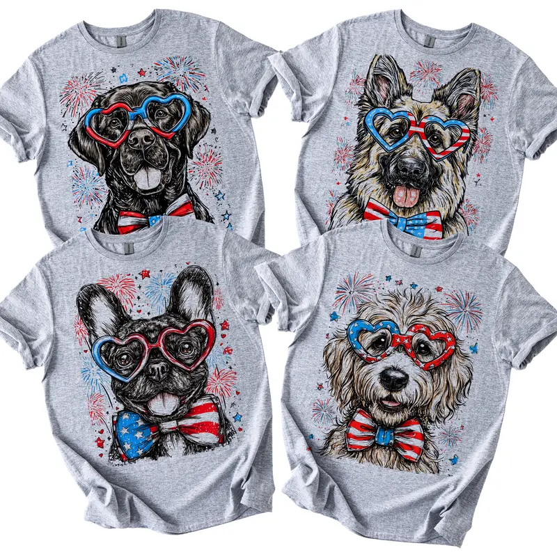 buzz shirts Labradoodle kerst-T-shirt voor heren, feestelijke Woof-wensen, gemaakt van biologisch katoen, Rood, XL