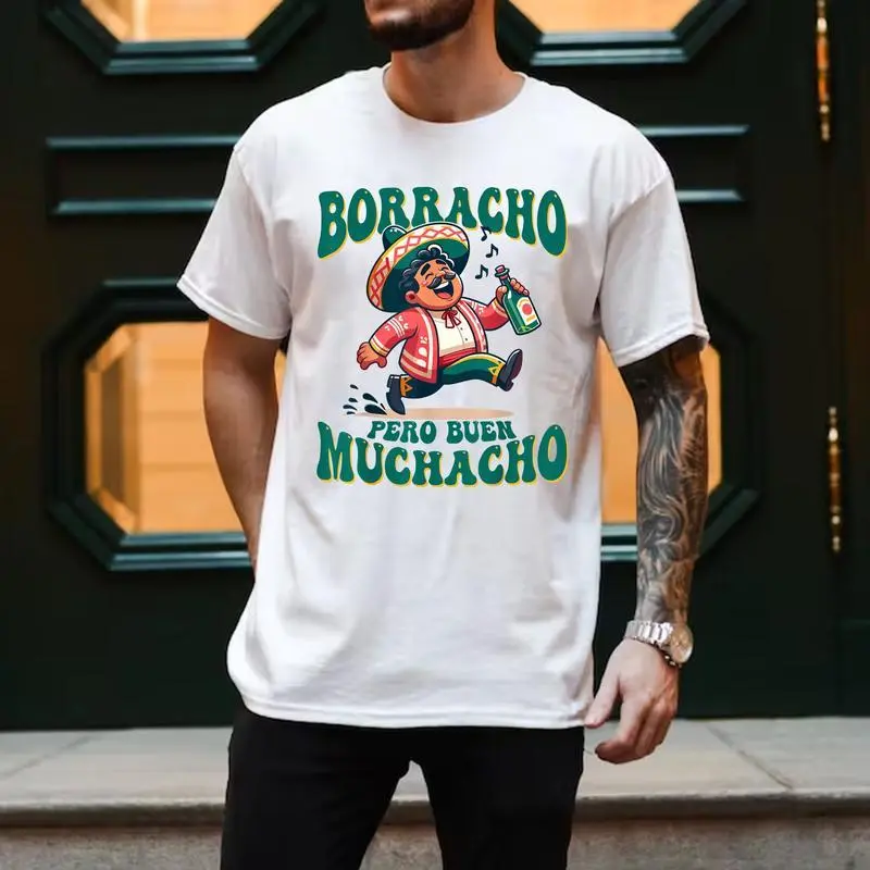 Men's Tropical Print Graphic T-Shirt, a Slim-Fit Korean Streetwear Style in Lightweight 180g Cotton, USA-Made with Vibrant Reactive Ink, Tshirt, Top, Shortsleeve, Casual, Fabric, Menswear, All Seasons, Business, Crew Neck, Christmas, Direct Factory Suppor