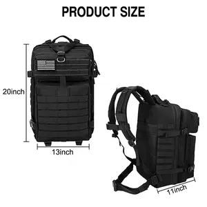 Wolt Tactical Outdoor Backpack - Durable, Spacious, Multi-Compartment Luggage Bag for Hiking & Camping Adventures