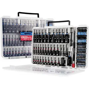 80-Piece Premium Magnetic Impact Nut Driver Set Metric & SAE with Socket Adapters, Bit Holder, Wing Nut Driver, Universal Sockets, Quick Release Extension, Power Bits