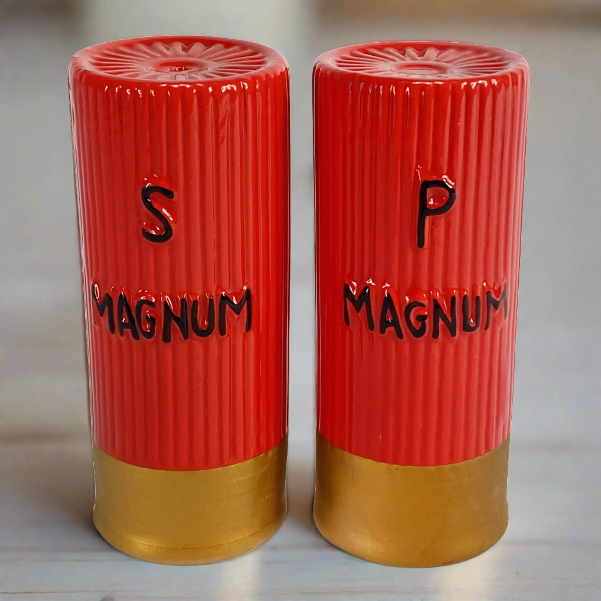 Salt and Pepper Shakers-Shot Shell