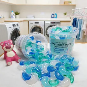 300g-600g Laundry Detergent Balls, Laundry Beads, Household Laundry Detergent, Concentrated Fresh Scented Liquid Soap, Deep Cleaning & Gentle on Clothes, Long-Lasting Fragrance, Fragrance Edition