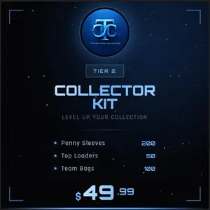 TCC Collector Kit — 200 Penny Sleeves, 50 Top Loaders, 100 Team Bags